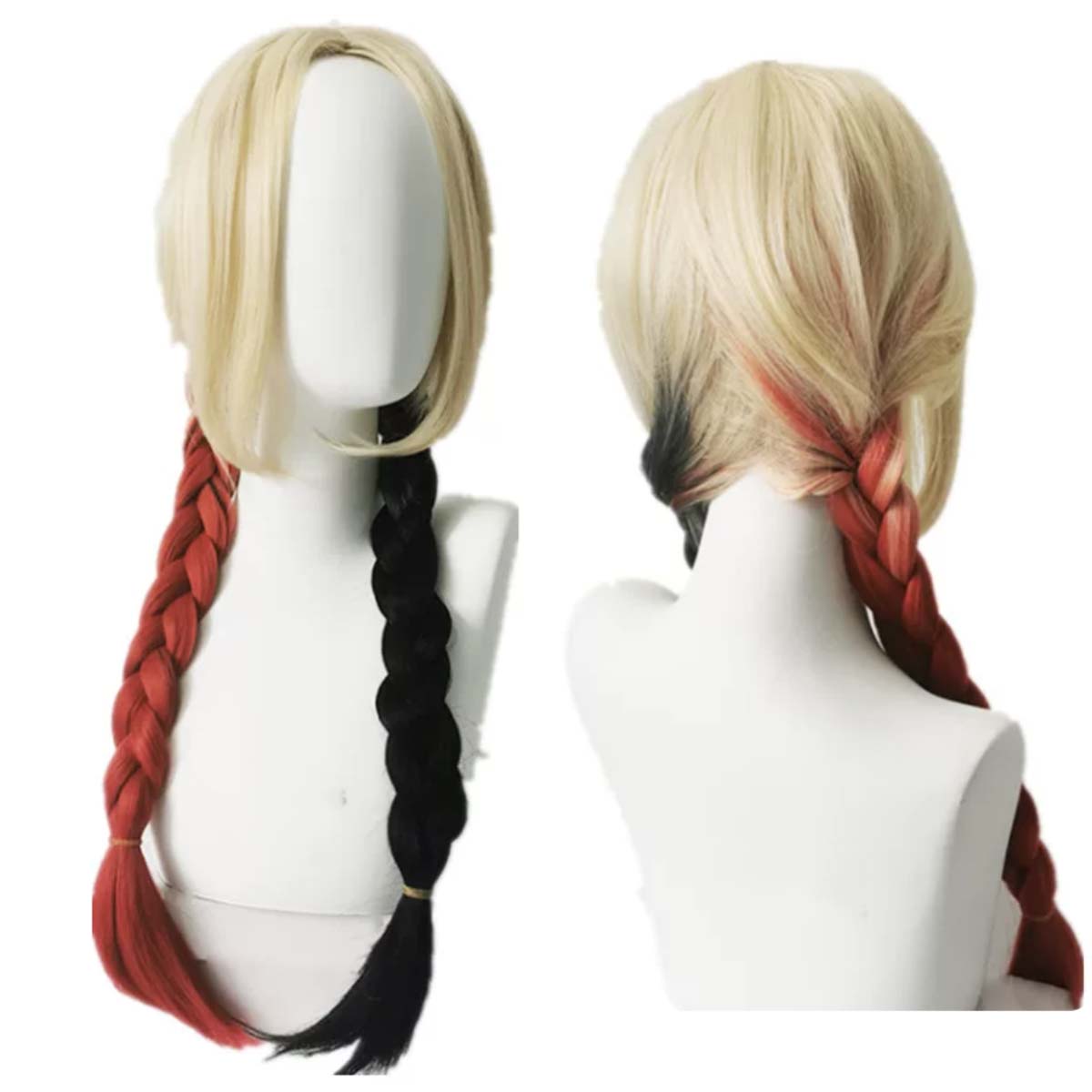 Damen-Perücke für Harley Quinn – Synthetic Braided Wigs For Black Women Bewertung und Preis