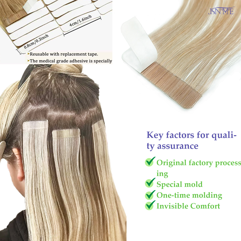 JSNME Tape-In-Haarverlängerung – Invisible Tape In Extensions Real Hair Bewertung und Preis