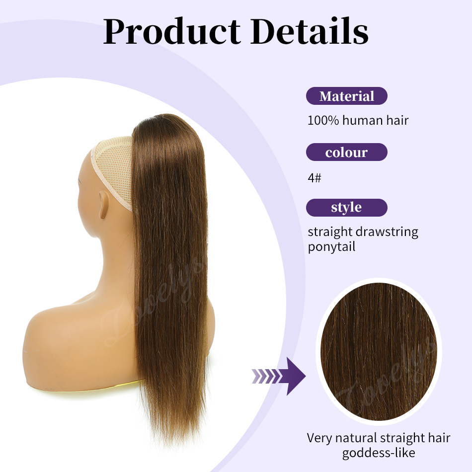14-18 Zoll Kurzer Pferdeschwan – Seamless Clip In Hair Extensions Human Hair Bewertung und Preis