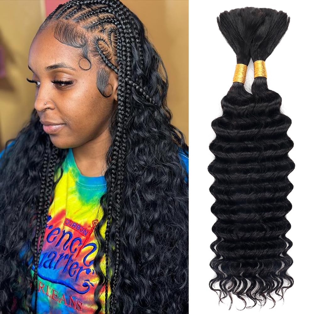 Deep Water Wave No Weft Virgin – Water Wave Bulk Human Hair For Braiding Bewertung und Preis