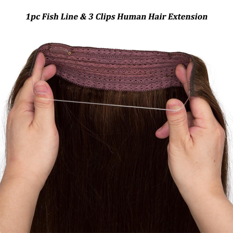 Gerade Angelschnur Echthaarver – Seamless Clip In Hair Extensions Human Hair Bewertung und Preis