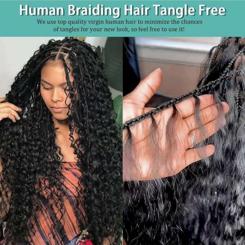 2 Bundles Wasserwelle Bulk Ech – Water Wave Bulk Human Hair For Braiding Bewertung und Preis