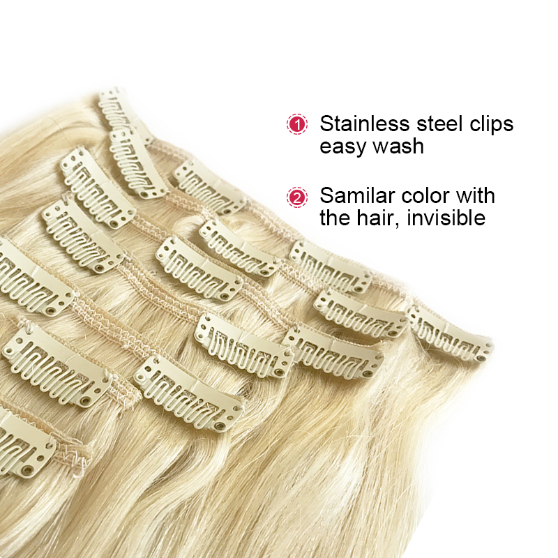 Ali Queen 7-teilige Clip-in Ha – Seamless Clip In Hair Extensions Human Hair Bewertung und Preis