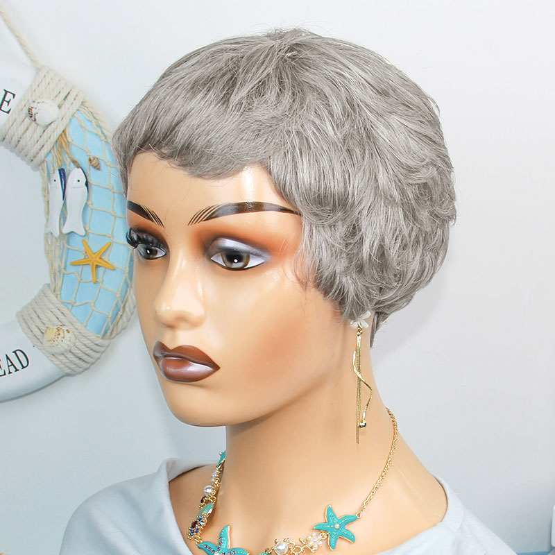 Kurze, glatte Echthaarperücken – Short Pixie Cut Wig Human Hair Cheap Bewertung und Preis