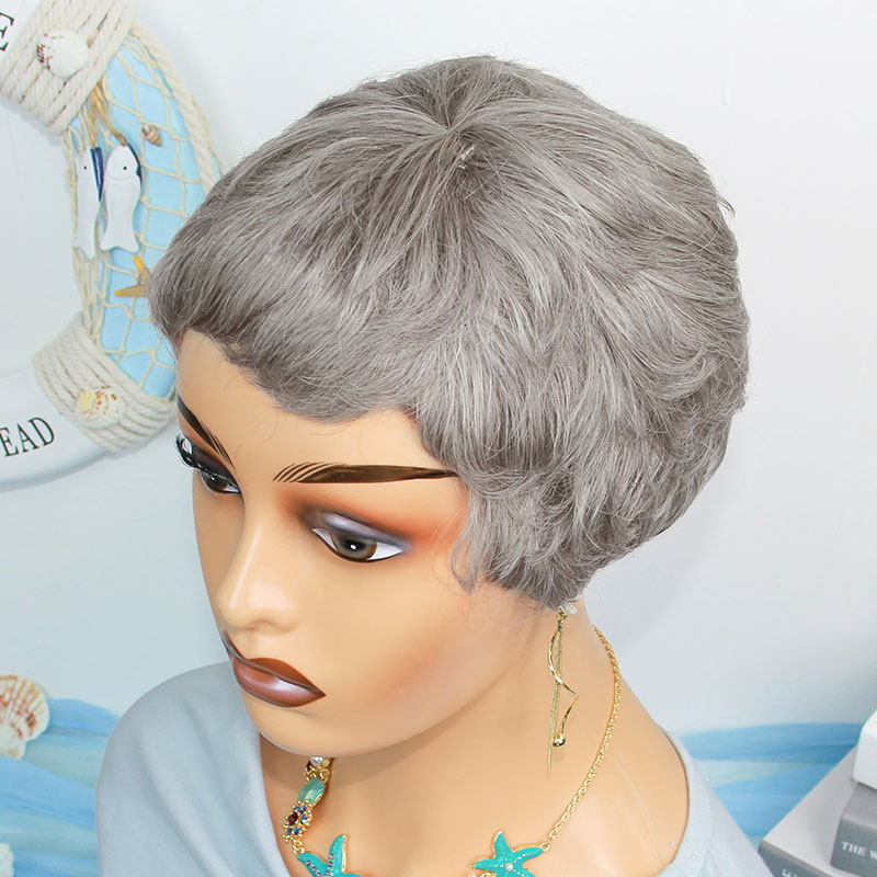 Kurze, glatte Echthaarperücken – Short Pixie Cut Wig Human Hair Cheap Bewertung und Preis