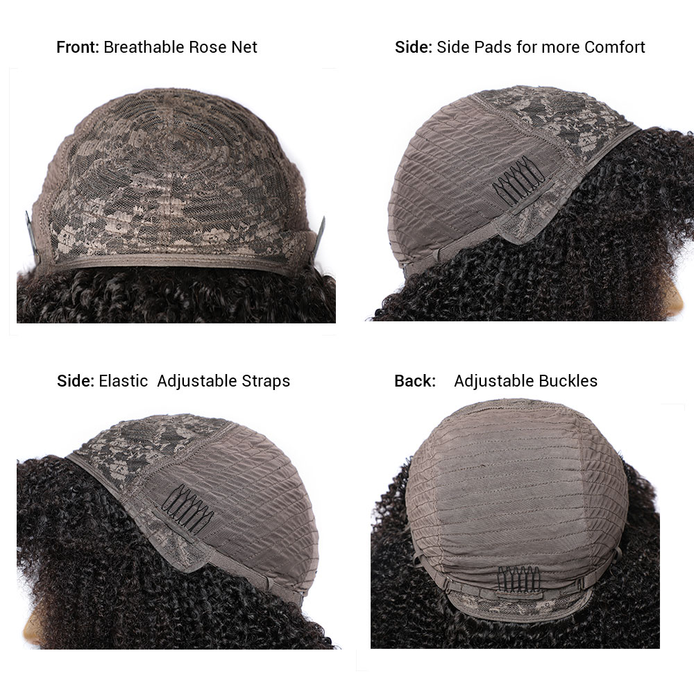 Echthaar-Bob-Perücken, kurze,  – Short Pixie Cut Wig Human Hair Cheap Bewertung und Preis