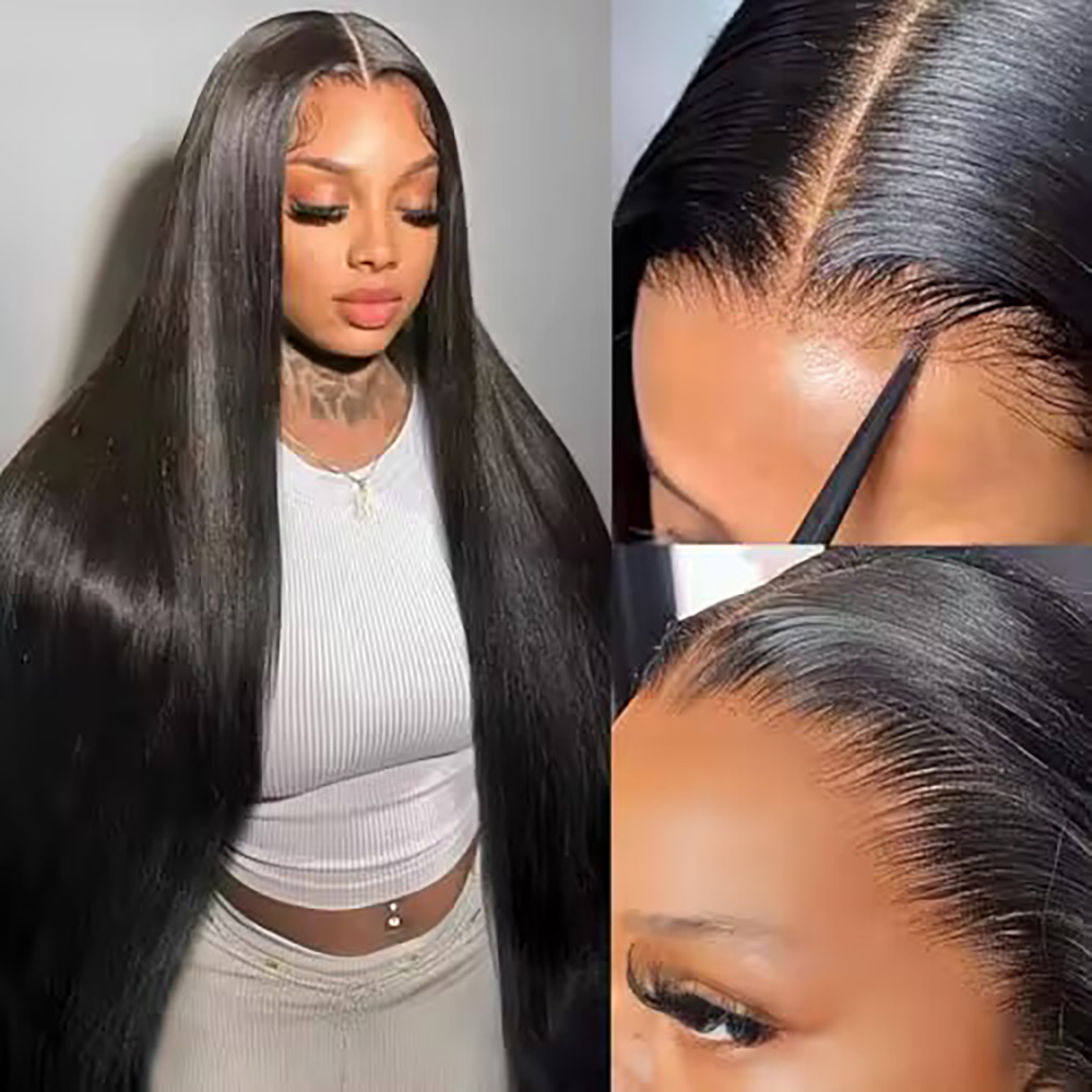 200% Dichte, glattes Haar, 7x6 – Hd Lace Frontal Wig Human Hair Pre Plucked Bewertung und Preis