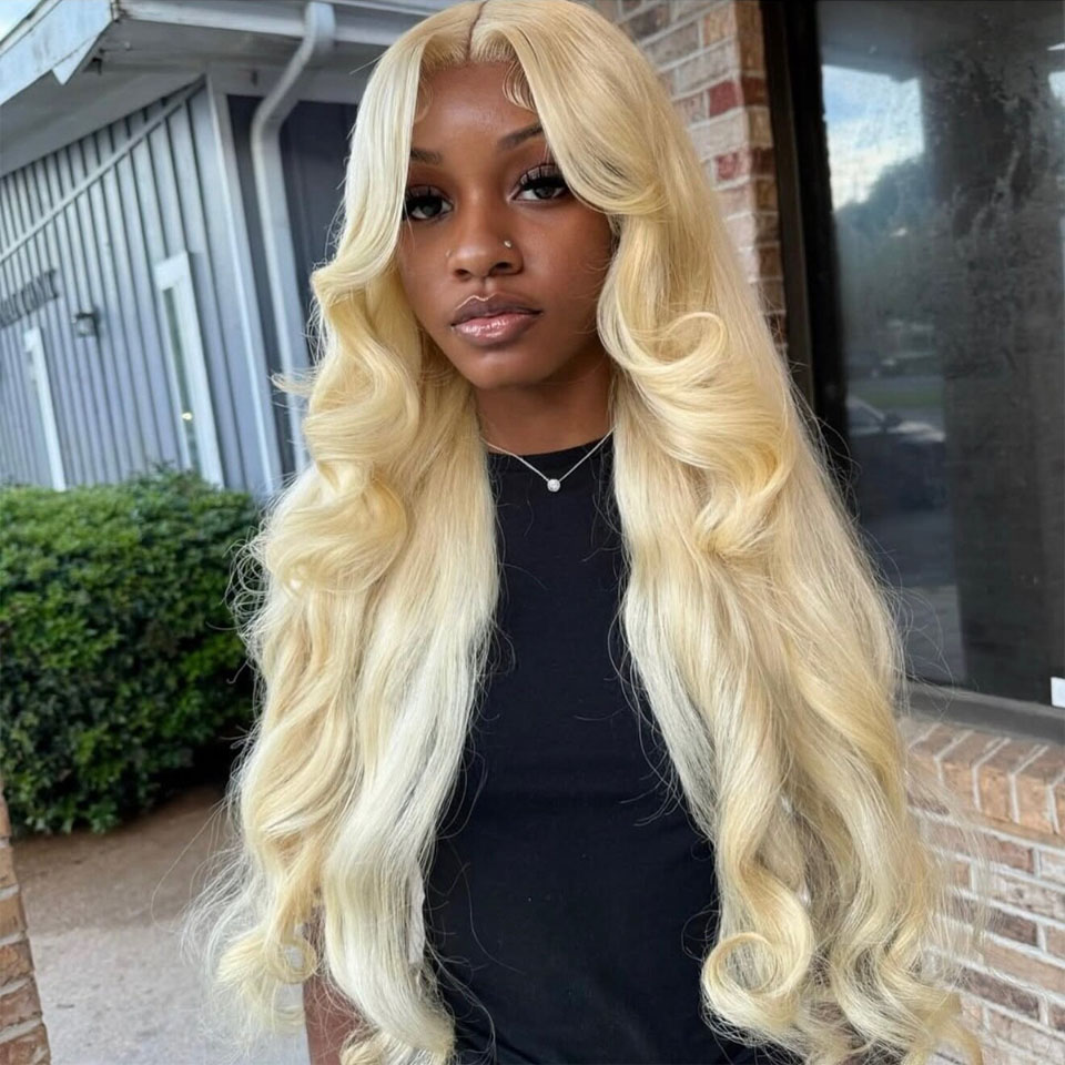 613 Blonde 13x6 HD Transparent – 613 Blonde Body Wave Lace Front Wig Bewertung und Preis