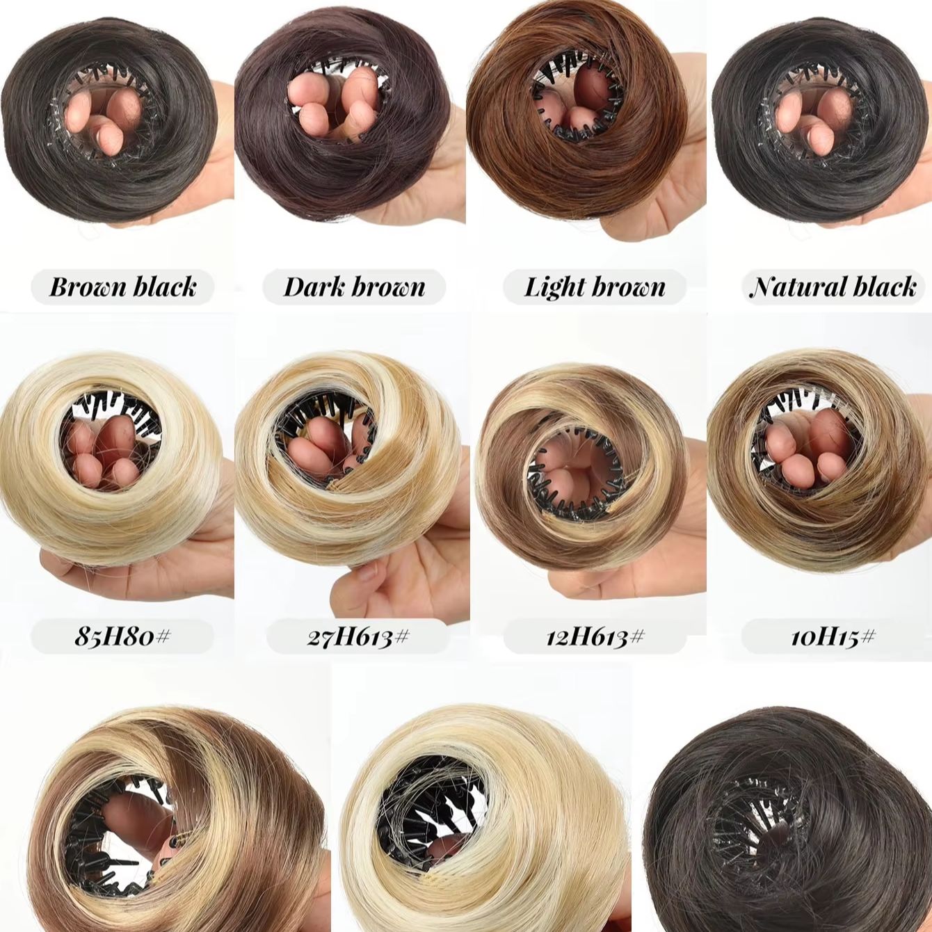 Synthetischer Mini-Haarknoten  – Claw Clip Messy Bun Hair Piece Bewertung und Preis