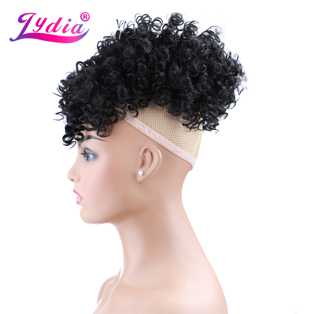 Lydia Kordelzug, synthetischer – Drawstring Afro Curly Puff Ponytail Bewertung und Preis