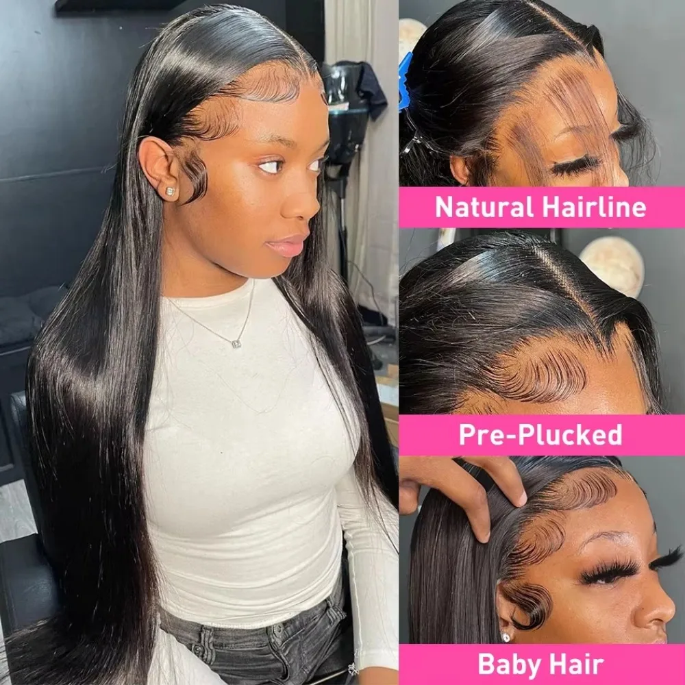Dixtefo Echthaar Glatt Lace Fr – Lace Front Wigs Bewertung und Preis